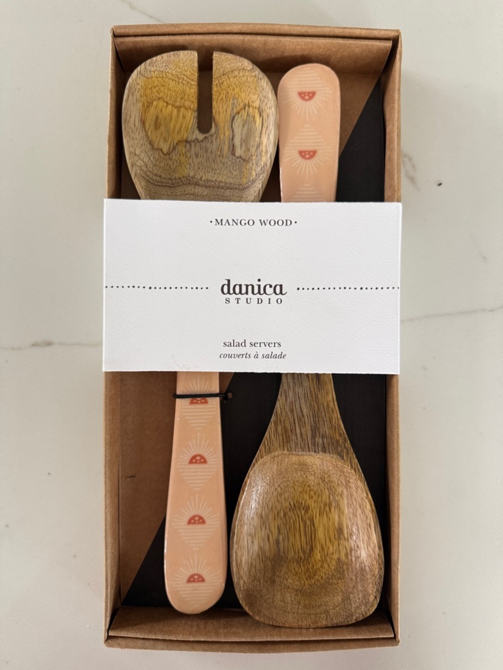 Danica Studio Mango Wood Salad Servers